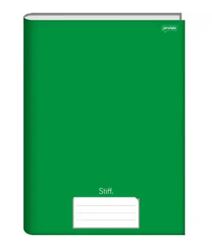 CADERNO BROCHURA PEQUENO STIFF 48 FLS CORES