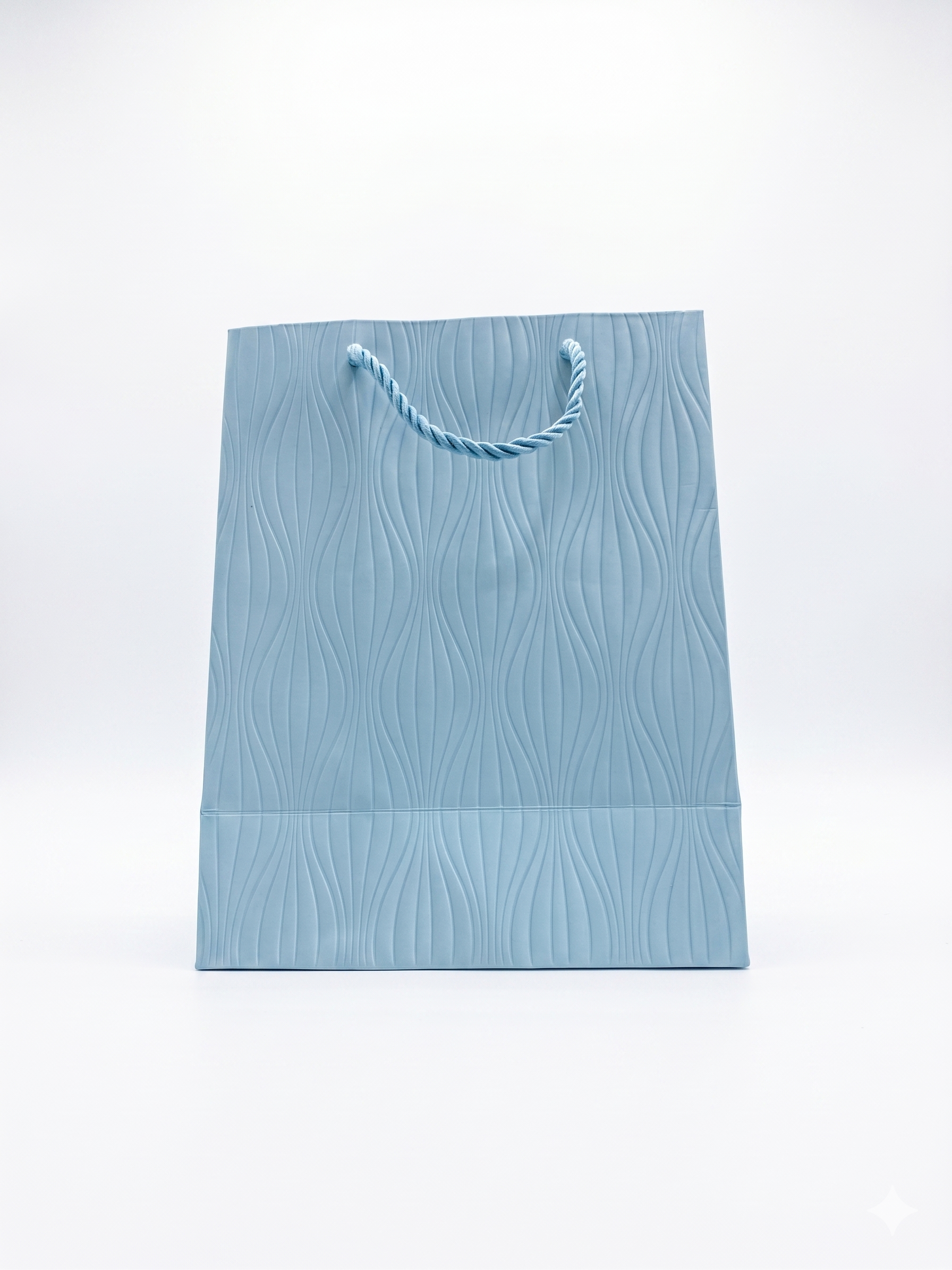 SACOLA PRESENTE PAPEL ONDAS COLOR 23X18X10CM UNICASA