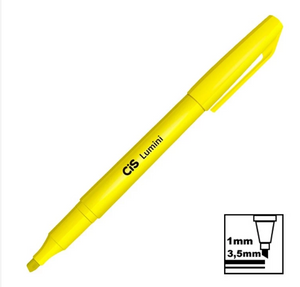 CANETA MARCA TEXTO LUMINI NEON CIS 