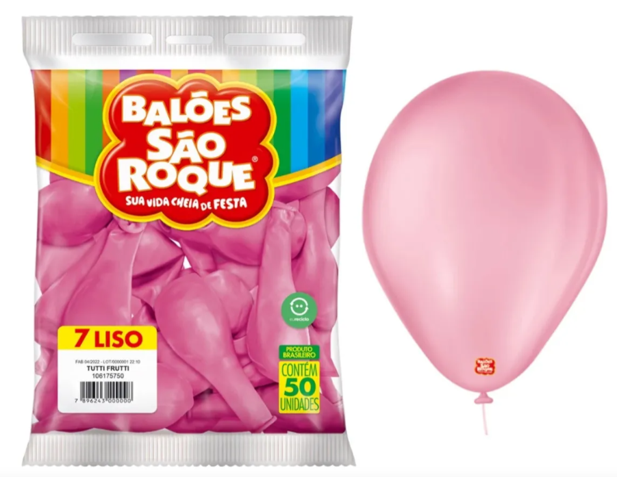 BALÃO REDONDO N09 SAO ROQUE 50 UND 