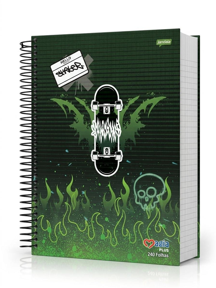 CADERNO 12 M  MAGIA MASCULINO 240 FLS