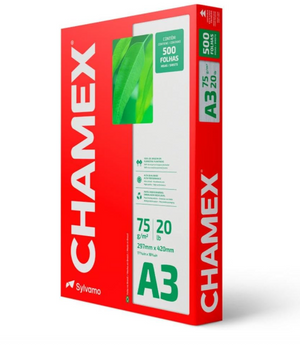 PAPEL A3 MULT BRANCO CHAMEX 500 FLS