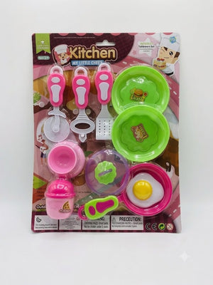 BRINQUEDO KIT CHEFE COZINHA KITCHEN 10 PÇS 