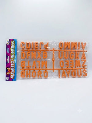 BRINQUEDO EDUCATIVO LETRAS PLASTICO 42 PÇS MINI TOYS