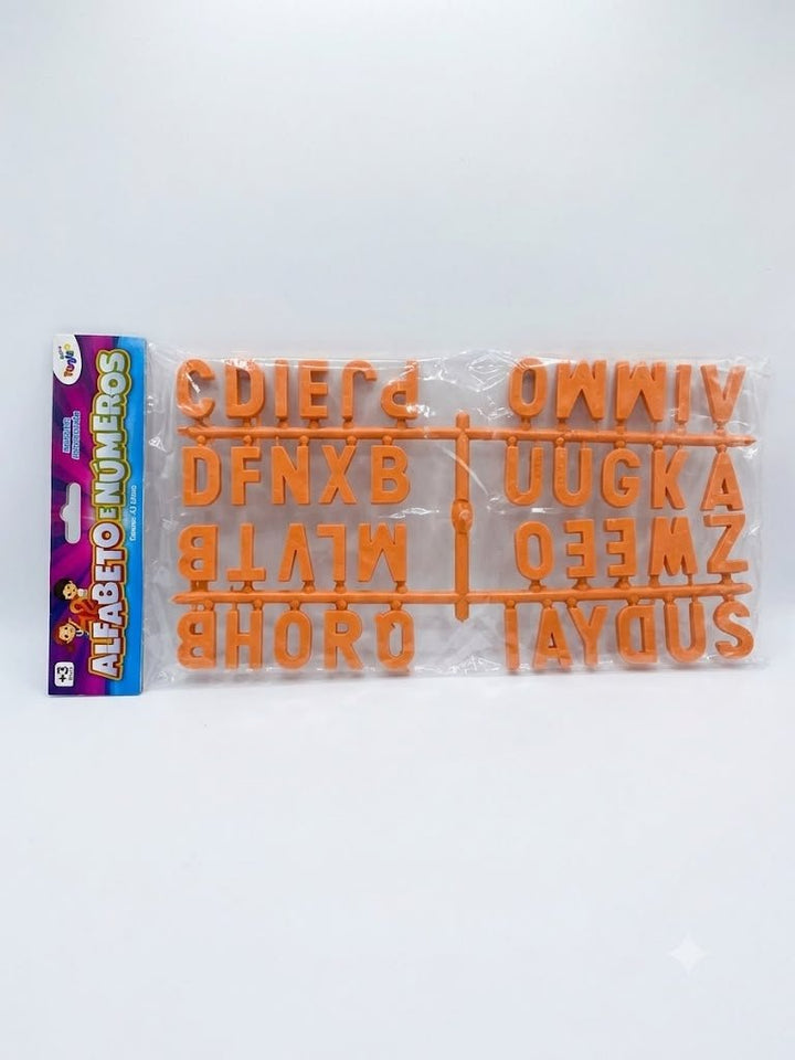 BRINQUEDO EDUCATIVO LETRAS PLASTICO 42 PÇS MINI TOYS