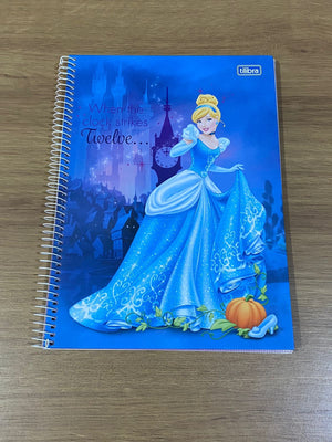 CADERNO 1M UNIV ESPIRAL PRINCESAS DISNEY TILIBRA 80 FLS