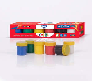 TINTA GUACHE 15ML 6 CORES LYKE