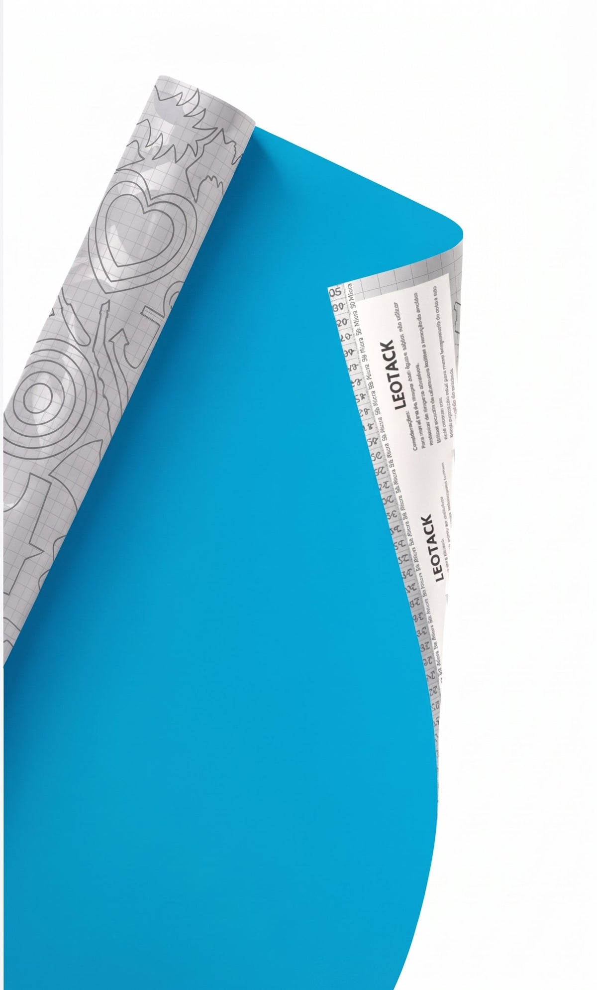 PAPEL PLASTICO ADESIVO COLOR LEOART