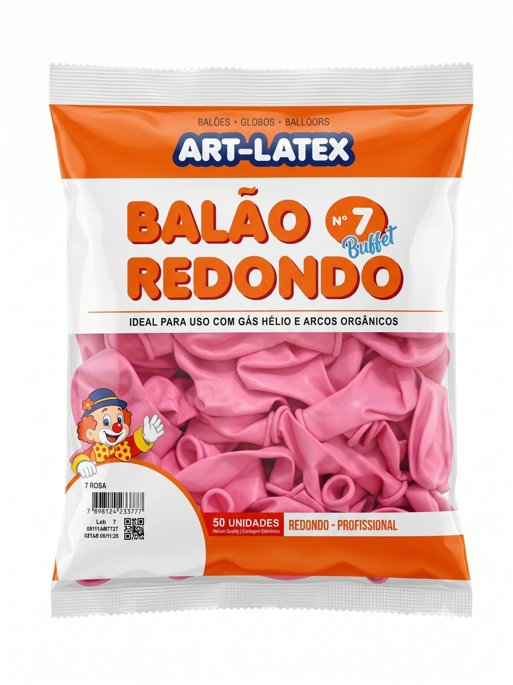 BALAO REDONDO N7 BUFFET 50 UND ART LATEX 