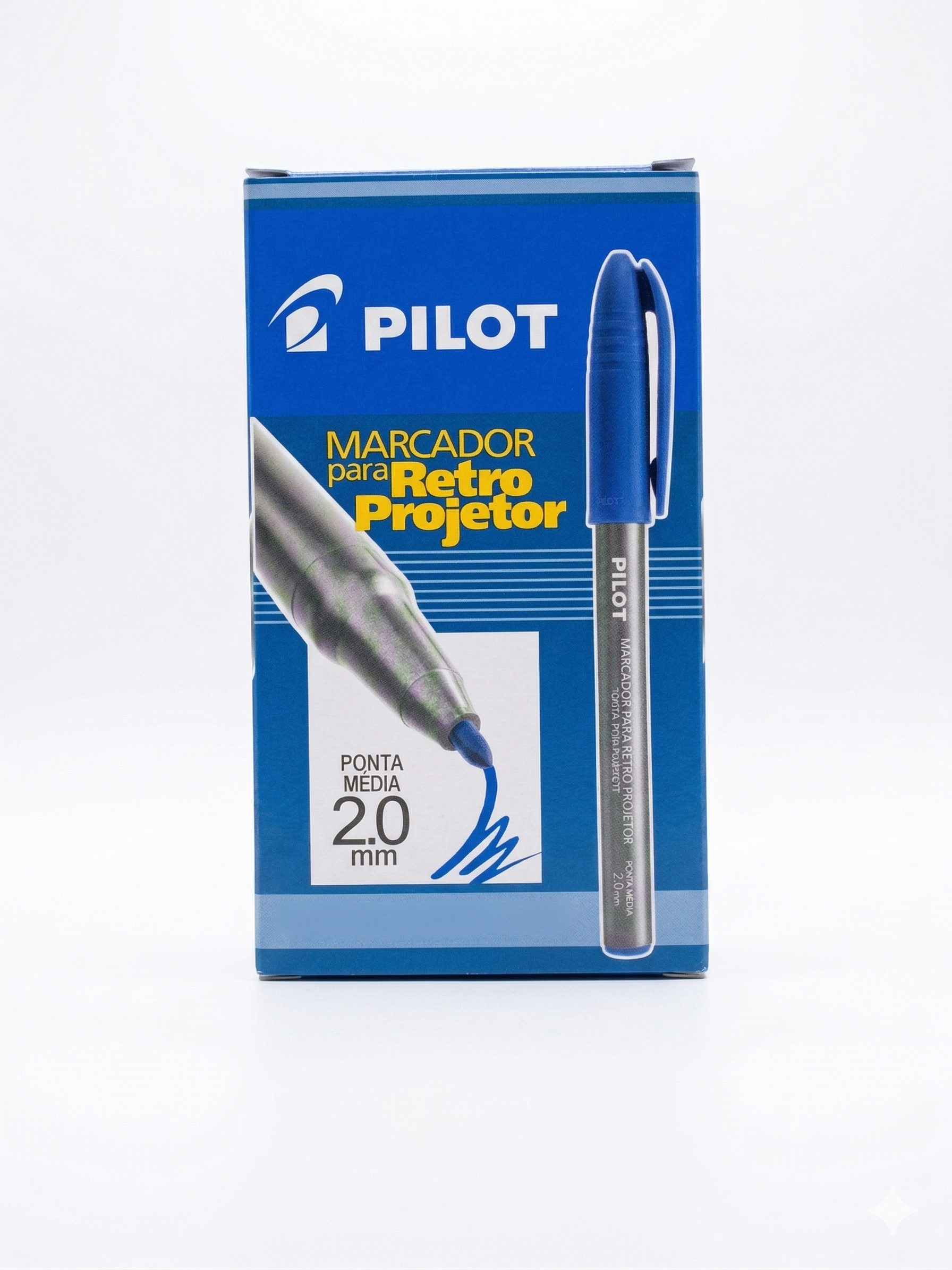 MARCADOR PERMANENTE RETROPROJETOR 2.0MM PILOT
