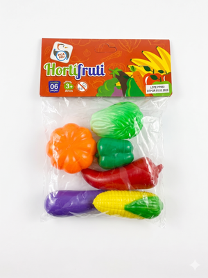 FRUTAS E LEGUMES 06 UND BRINQUEDOS PICA PAU 7271