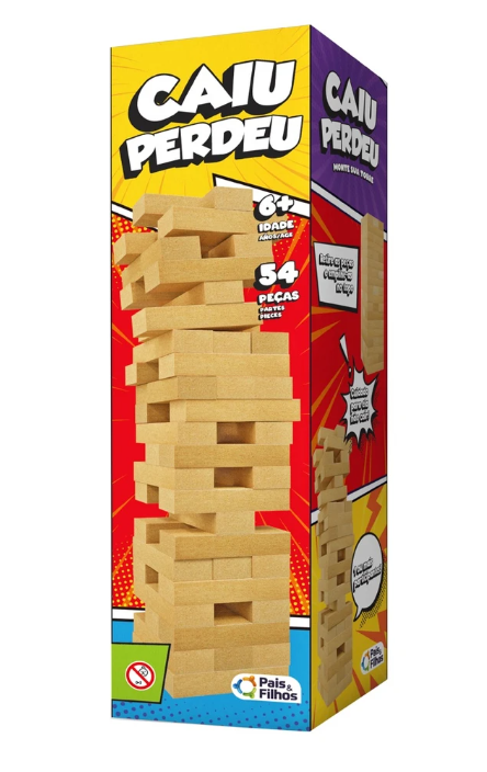 BRINQUEDO EDUCATIVO CAIU PERDEU 54 PEÇAS