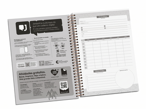 CADERNO 1M ESPIRAL LA CREME 80 FLS JANDAIA