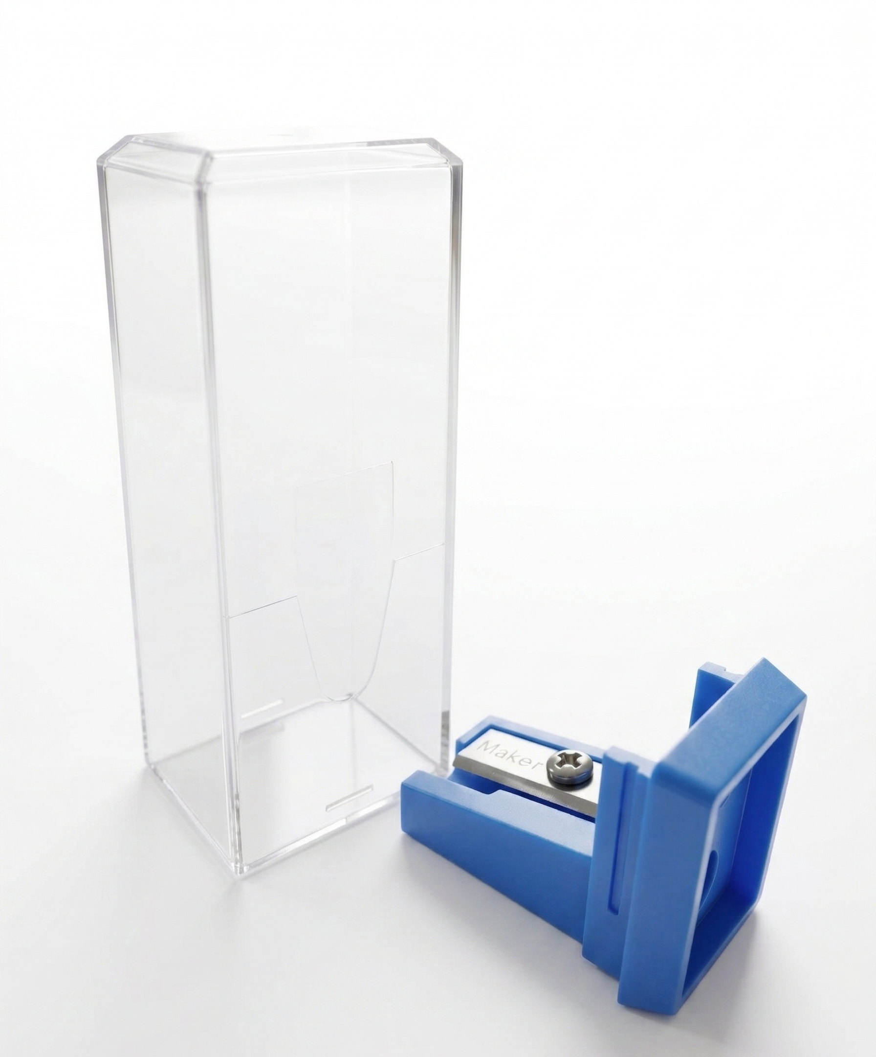 APONTADOR PLASTICO COM DEPOSITO 6CM MAKE MAIS