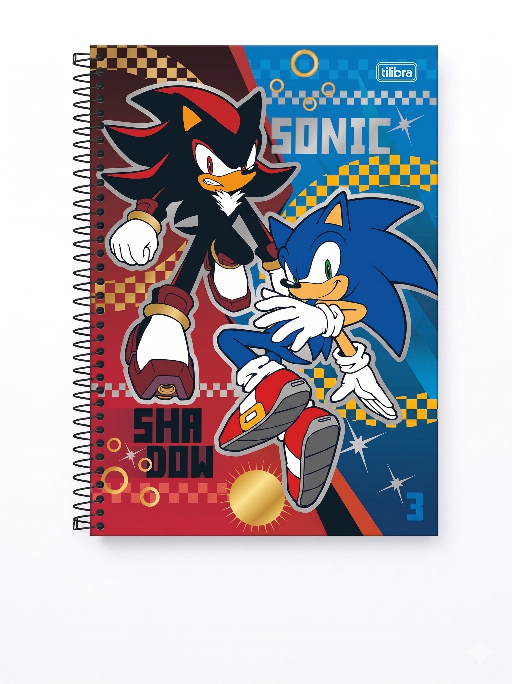 CADERNO 1M ESPIRAL SONIC 80 FLS TILIBRA
