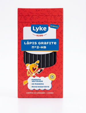 LAPIS GRAFITE N2 HB SEXTAVADO MADEIRA LYKE UNIDADE