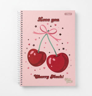 CADERNO UNI ESPIRAL 1 M  LILLY TEEN JANDAIA  96 FLS