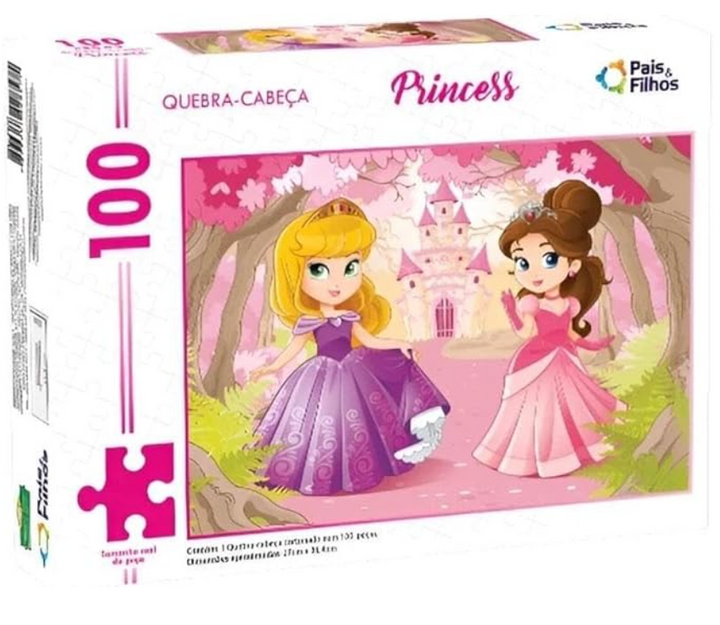 BRINQUEDO EDUCATIVO QUEBRA CABEÇA PRINCESAS 7261