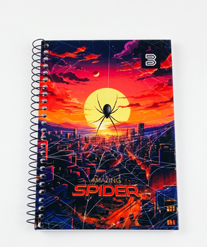 CADERNO ESPIRAL PEQUENO AMAZING SPIDER 96 FLS BETINHO