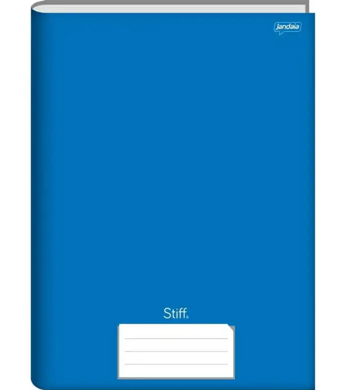 CADERNO BROCHURA GRANDE STIFF CORES 96 FLS JANDAIA