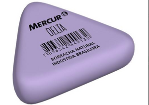 BORRACHA DELTA COLOR TRIANGULAR MERCUR 1121