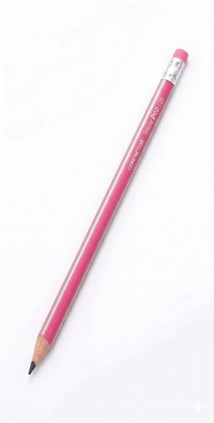 LAPIS 2B TRIANGULAR COM BORRACHA COMPACTOR TRISTAR POP
