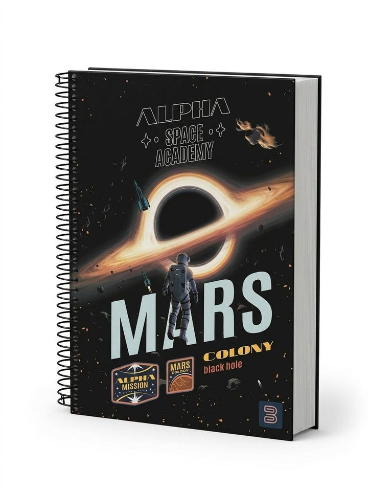 CADERNO 10M MARS ESPEDITION JANDAIA 160 FLS