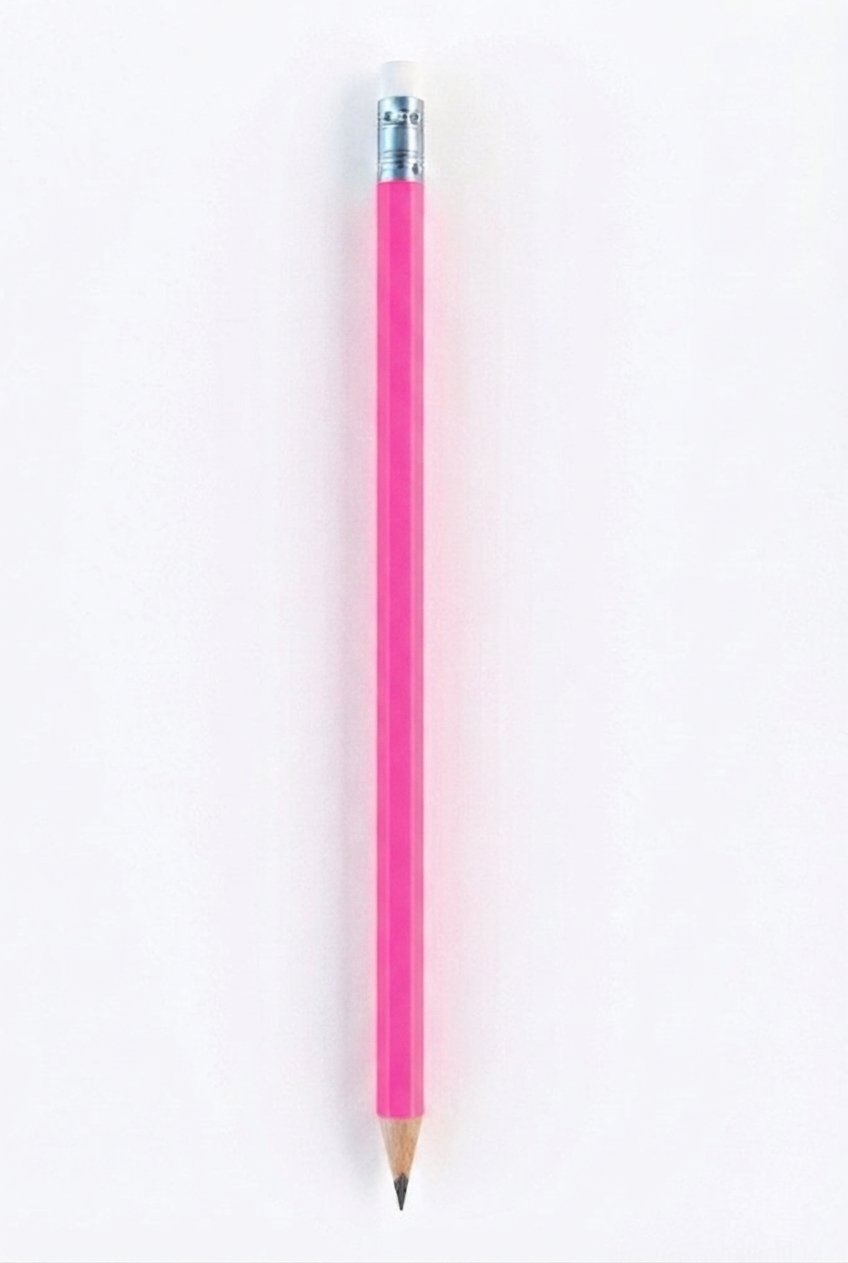 LAPIS GRAFITE N2 HB SEXTAVADO COM BORRACHA NEON LYKE UNIDADE