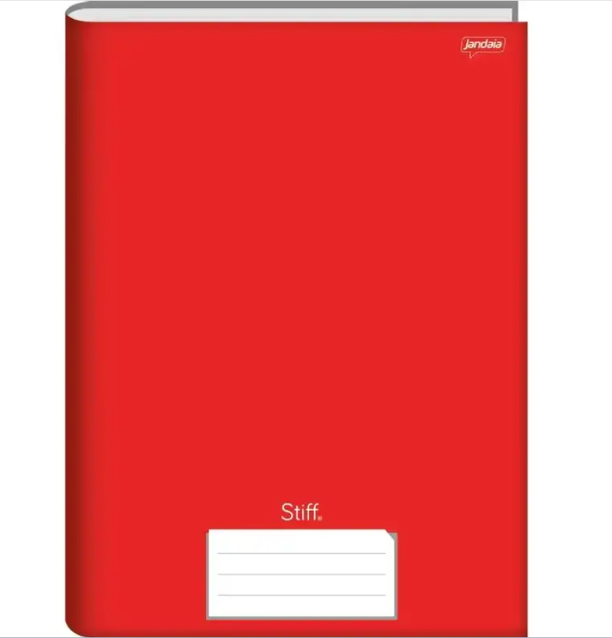 CADERNO BROCHURA PEQUENO STIFF 96 FLS JANDAIA 