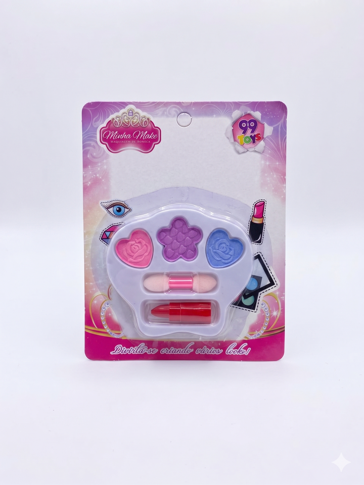 ESTOJO MAQUIAGEM INFANTIL MINHA MAKE 99 TOYS