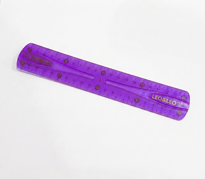 REGUA FLEXIVEL 20CM CORES LEO E LEO