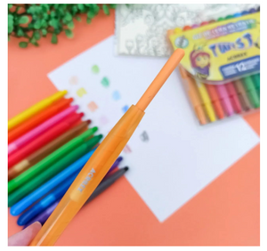 GIZ CERA RETRATIL ACRILEX 12 CORES