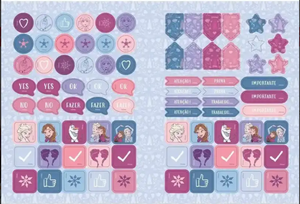 CADERNO BROCHURA GRANDE FROZEN JANDAIA 80 FLS