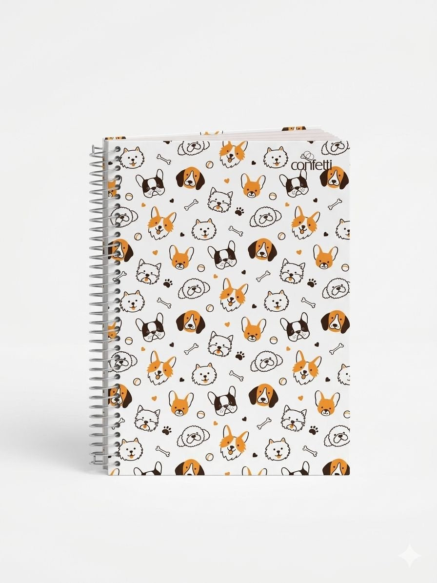 CADERNO 12M PETS CONFETTI  192 FLS