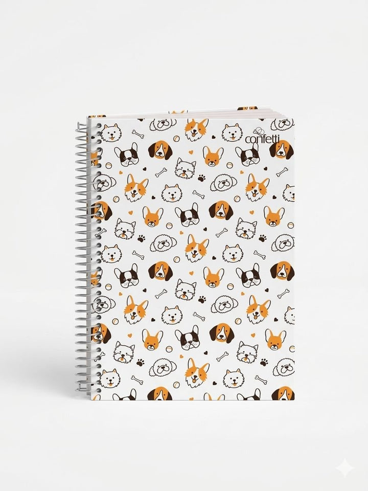 CADERNO 12M PETS CONFETTI  192 FLS