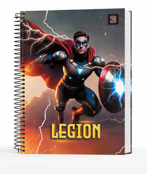 CADERNO 10M 6395 LEGION 160 FLS JANDAIA