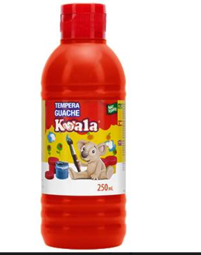 TINTA GUACHE 250ML KOALA CORES