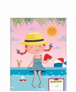CADERNO QUADRICULADO 10MM SAPECA 40 FLS TILIBRA