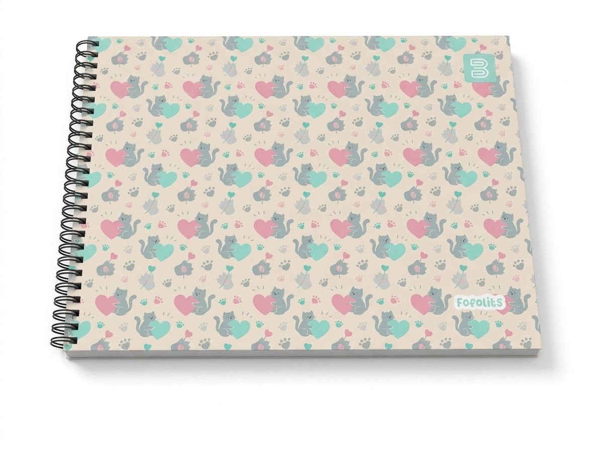 CADERNO DESENHO ESPIRAL 2555 FOFOLITS 96 FLS BETINHO