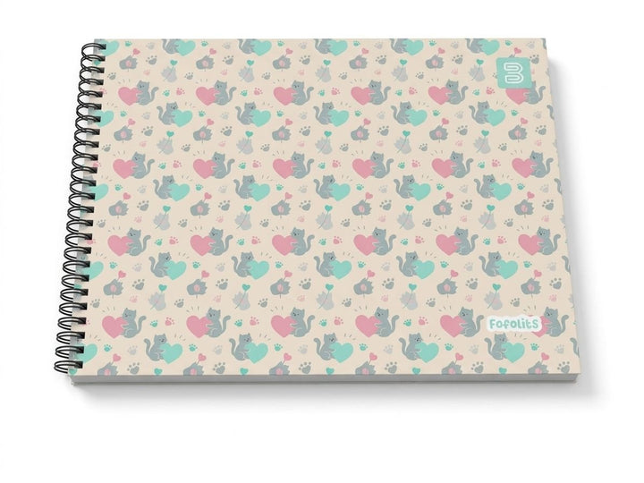 CADERNO DESENHO ESPIRAL 2555 FOFOLITS 96 FLS BETINHO