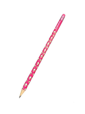 LAPIS GRAFITE REDONDO HB 2 COM BORRACHA LULUCA LU1201 SKYPAPER 