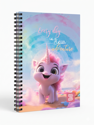 CADERNO ESPIRAL PEQUENO 2418 ENCANTO UNÍCORNIOS 96 FLS BETINHO
