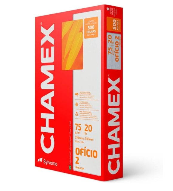 PAPEL OFICIO 2 CHAMEX 500 FLS