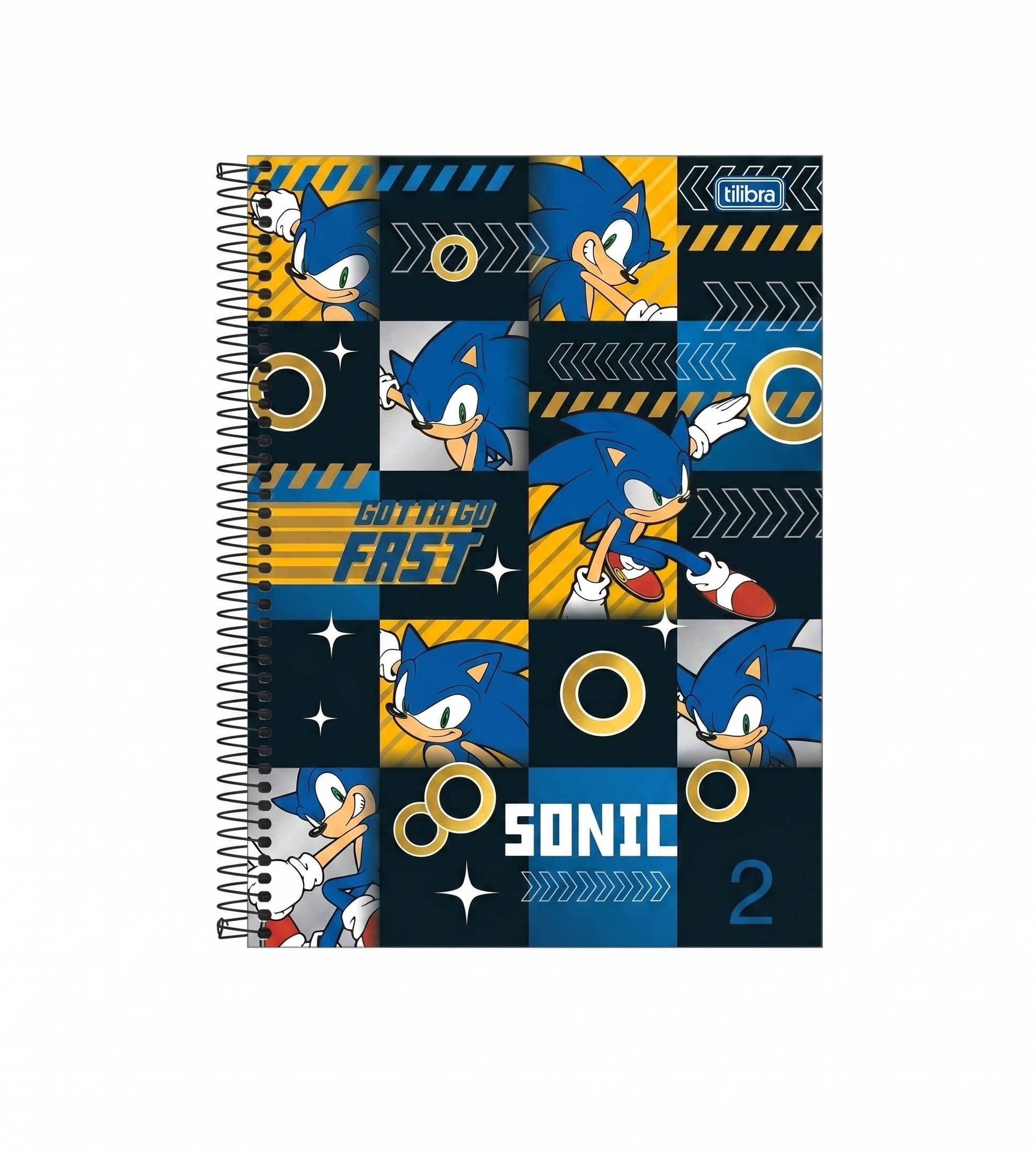 CADERNO 1M ESPIRAL SONIC 80 FLS TILIBRA