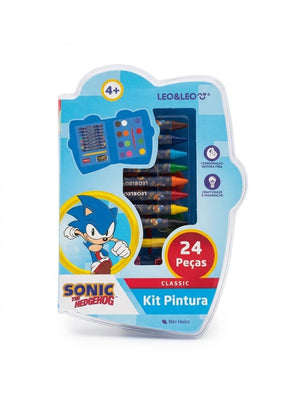 KIT PINTURA ESTOJO 24 PÇS SONIC LEO E LEO