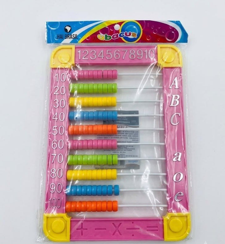 BRINQUEDO EDUCATIVO ABACO GRANDE DE PLASTICO