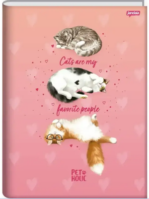 CADERNO BROCHURA GRANDE PET HOLIC JANDAIA 80 FLS