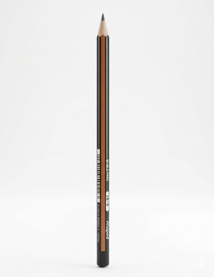 LAPIS HB 2 ERGONOMICO TRIANGULAR BLACK PEPS MAPED