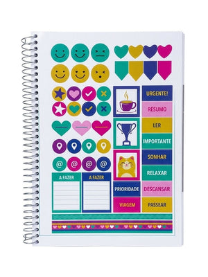 CADERNO 12M PETS CONFETTI  192 FLS
