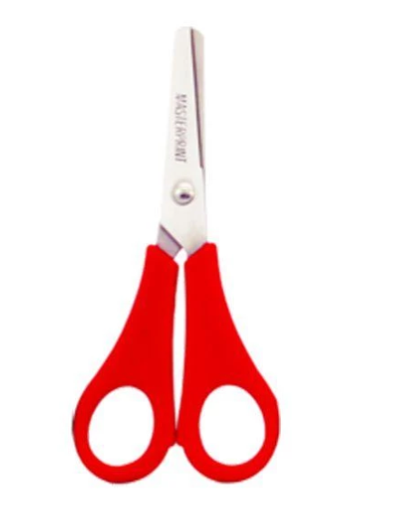 TESOURA ESCOLAR SEM PONTA MASTER 13CM 